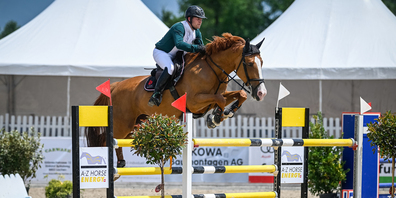 Zweiter Rang in einem Weltranglistenspringen: Philipp Züger mit PLS Queen of the Castle. 