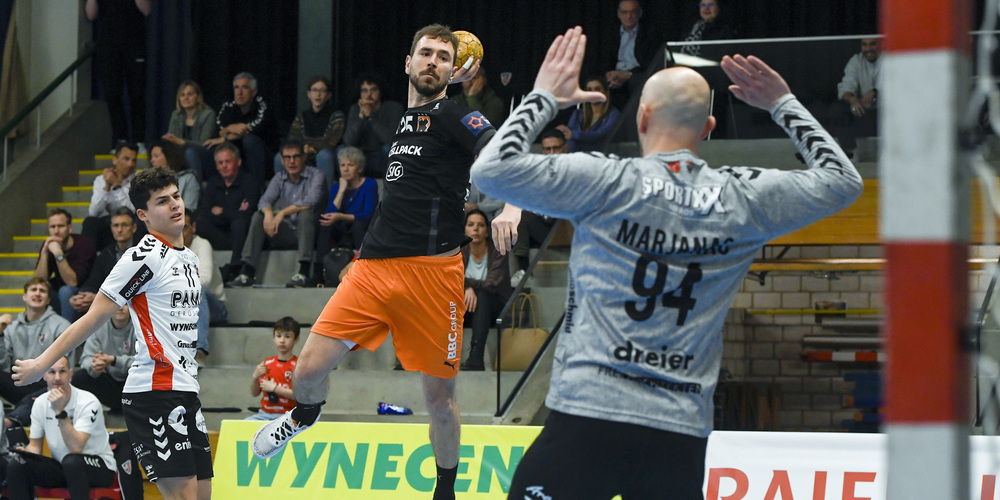 Der Müdigkeit zum Trotz fanden die Kadetten (hier Sandro Obranović) gut ins Spiel. 