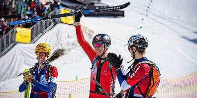 Das Siegertrio in Schladming.