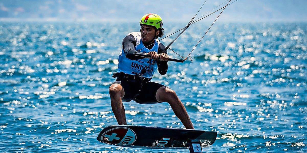 Bruce Kessler anlässlich des «Formula Kite Grand Prix» in Campione im Juni 2022.