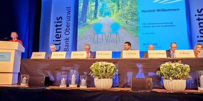 Die GV 2023 der Clientis Bank Oberuzwil in der MZA Breiti, Oberuzwil.
