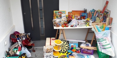 Viele brauchbare Sachen wurden feilgeboten.