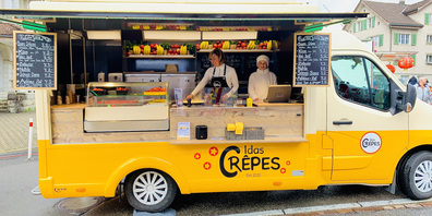 Ida's Crèpes am Markt in Kaltbrunn … Liebe geht definitiv durch den Magen