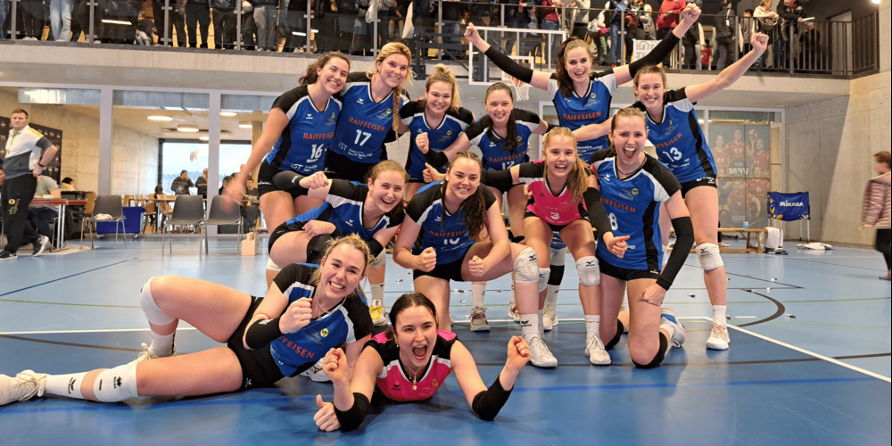 Raiffeisen Volley Toggenburg feiert den Sieg in der Finalissima!