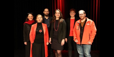 Am Parteitag der SP Thurgau vom letzten Donnerstag in Frauenfeld verabschiedete der Parteitag eine diverse Liste für die Nationalratswahlen 2023, mit Nina Schläfli (4. von links) an der Spitze. Zusätzlich fasste die SP Thurgau die Ja-Parole zum Klimaschutzgesetz.