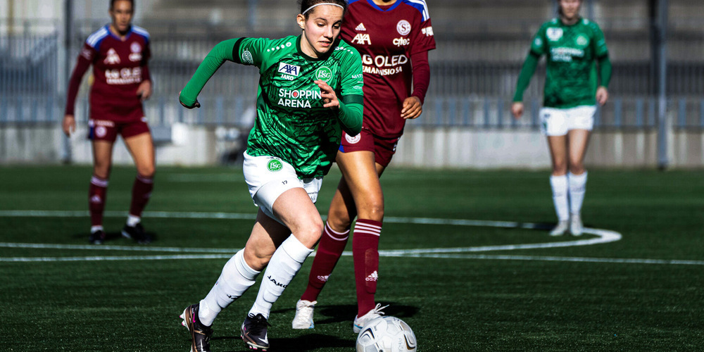 Yael Aeberhard erzielte die zwischenzeitliche 2:0-Führung für den FC St.Gallen im letzten Ligaspiel.