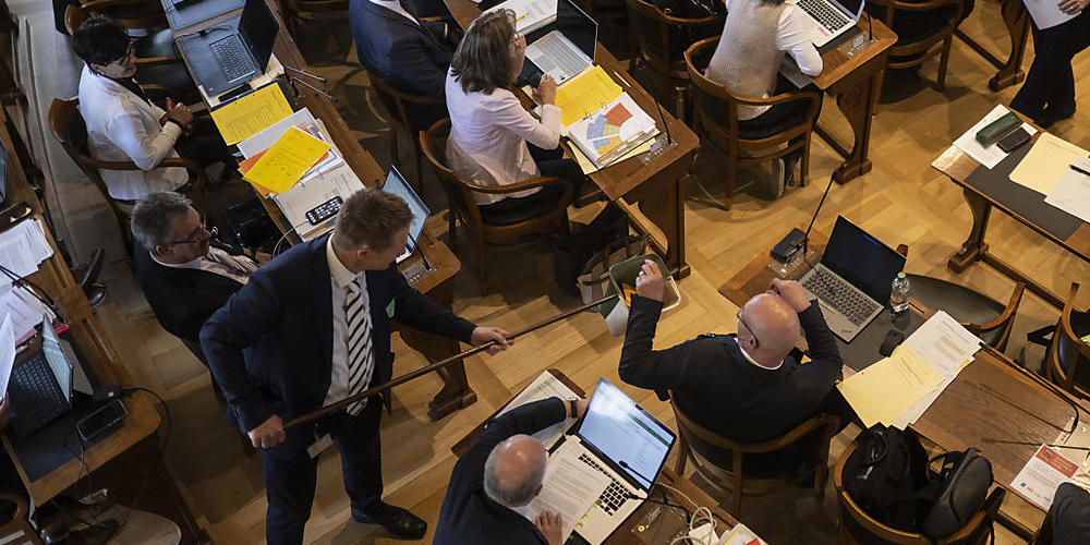 Der St. Galler Kantonsrat wird sich an einer der kommenden Sessionen mit der Haltung der Regierung zur EU beschäftigen. (Archivbild)