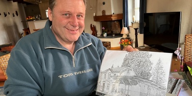 Rochus Waldvogel zeichnet vor allem nachts, wenn er nicht schlafen kann.