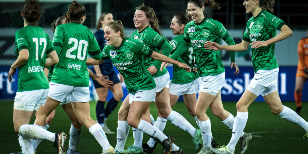 Jubel bei den FCSG-Frauen