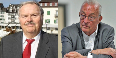 Hans-Ulrich Stöckling (links) und Hanspeter Lebrument wollen Linth24 und die Portal24-AG kaufen.