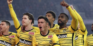 Am Zwischenziel: Die Young Boys ziehen in den Cup-Final ein.