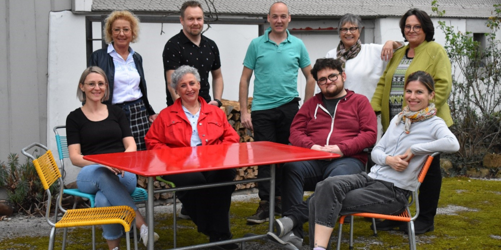 Von hinten links: Vreni Kuratli, Henrik Möller, Rico Heeb, Christine Arnold, Susanne Geduld. Vorne links: Denise Buschor, Ursula Bardorf, Christof Schlegel, Claudia Baumgartner, Ute Neef (fehlt auf dem Foto)