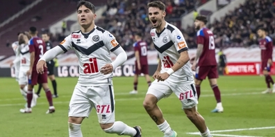 Wieder im Final: Ignacio Aliseda (l.) jubelt über seinen Treffer gegen Servette.