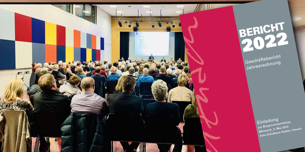 Die Uzner StimmbürgerInnen werden im Mai über Geschäftsbericht und Jahresrechnung 2022 befinden.