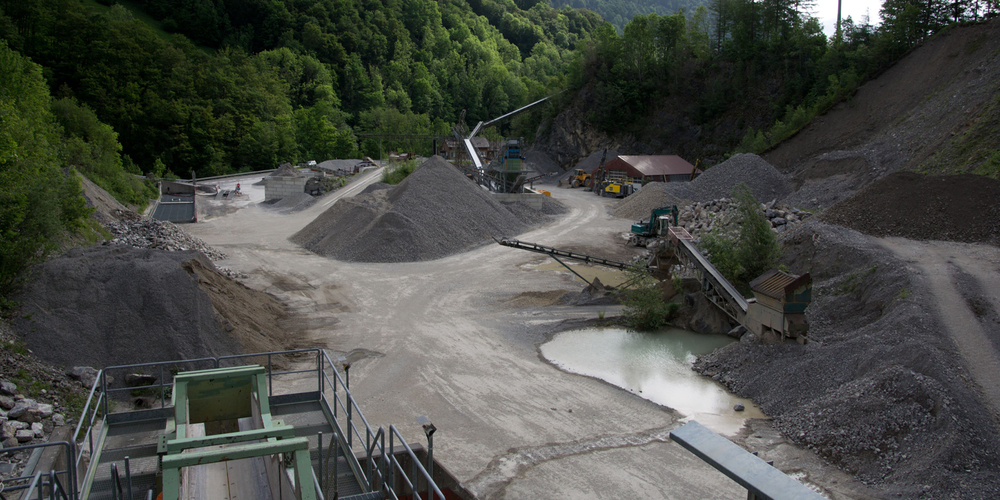 Der Steinbruch Starkenbach zwischen Stein SG und Alt St. Johann befindet sich noch im Eigentum des Kantons St.Gallen.