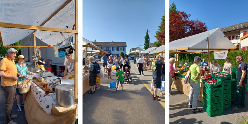 Der "Hiwiler Fiirabigmärt" bietet 15 Stände an.