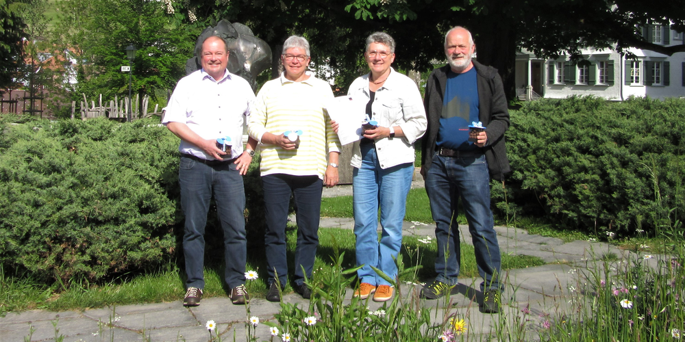 Die Gründungsmitglieder: Paul König (GP Speicher), Dorothea Altherr (GP Trogen), Marlis Hörler Böhi (GP Wald) und Richard Sennhauser (GR Rehetobel).