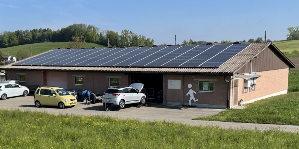 Der Verein betreibt selbst eine PVA-Anlage in Ottikon.