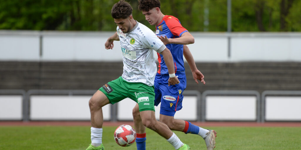Campos (links) im Spiel gegen Basel II.