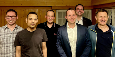 V.l.n.r.: Markus Wüst, Salim Rizvi, Thomas Eugster, Patrick Meyer, Christian Willi und Hans Städler.