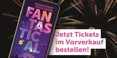 Wer Tickets für das Fantastical 2023 bis zum 31. Juli online kauft, erlebt den Samstag, 12. August, mit Feuerwerk am Abend zum Aktionspreis. 