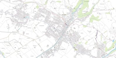 Ausschnitt aus der Übersicht des Gemeindestrassenplans Stand Änderungsauflage. (Archivbild)