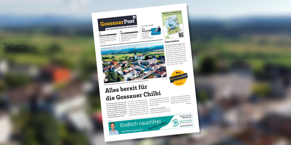 Die Sommer-Ausgabe der «Gossauer Post» ist am 16. Juni 2023 erschienen.