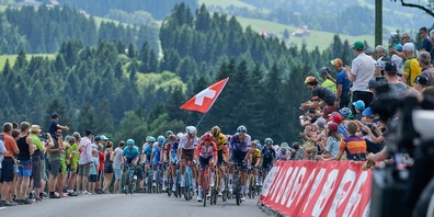 Die Tour de Suisse kommt auch kurz nach Ausserschwyz – für einen Kurzbesuch. (Symbolbild)