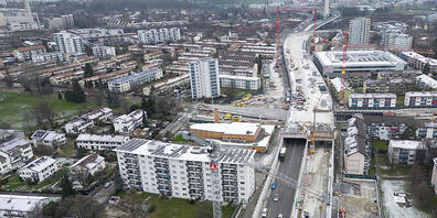 Das Quartier Schwamendingen dürfte stark wachsen. Entsprechend soll es ein neues Schulhaus Saatlen geben. (Archivbild)
