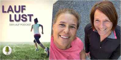 Die Gastgeberin Daniela Huwyler (l.) und ihre Jogging-Freundin Regula entführen mit dem Podcast «Lauf Lust» in die faszinierende Welt des Joggens. 