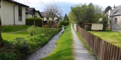 Der Schänner Gemeinderat will den Hofbach, hier am Hofweg, für 9,7 Millionen Franken gegen ein Jahrhunderthochwasser ausbauen.