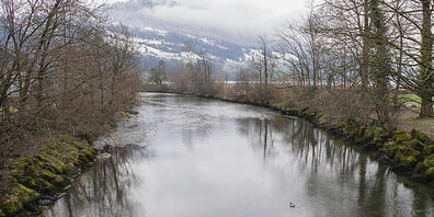 Die Muota bei Brunnen SZ. (Archivaufnahme)