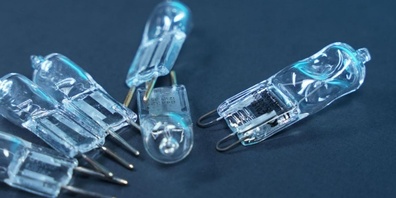 Halogenlampen, die bald nicht mehr auf dem Markt sein werden. 