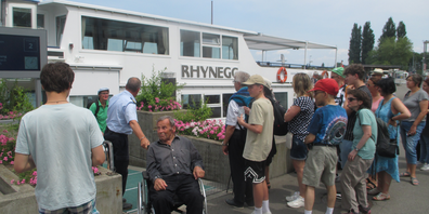 Höhepunkt der Witzwanderweg-Rundreise ist die Fahrt mit dem Schiff auf dem Alten Rhein ab Rheineck.