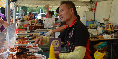 Am Obersee Street-Food-Festival gibt's Essen von nah und fern.