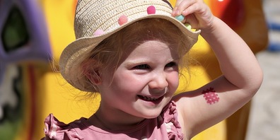 Den Kindern gefiel es prächtig