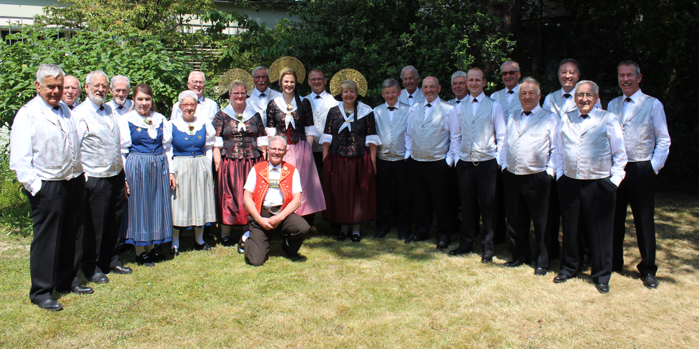 Der Jodlerclub Stadt St.Gallen in Zug.