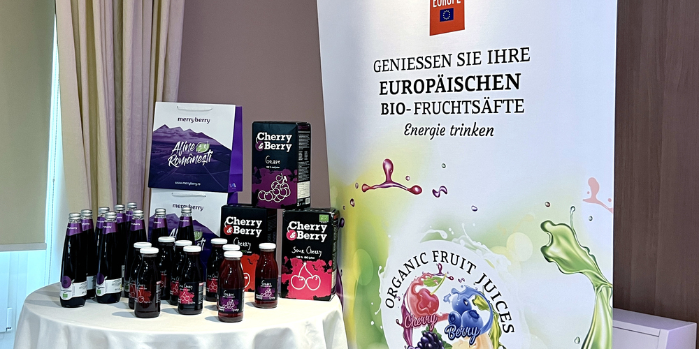  Die von der Europäischen Union finanzierte Kampagne «Bio-Fruchtsäfte» hat das Ziel,  so viele Verbraucher wie möglich zu erreichen.