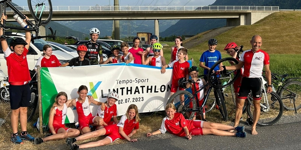 Der Tempo-Sport Linthathlon im Benkner Giessen ist ein Multisportanlass für jedes Niveau und Alter.
