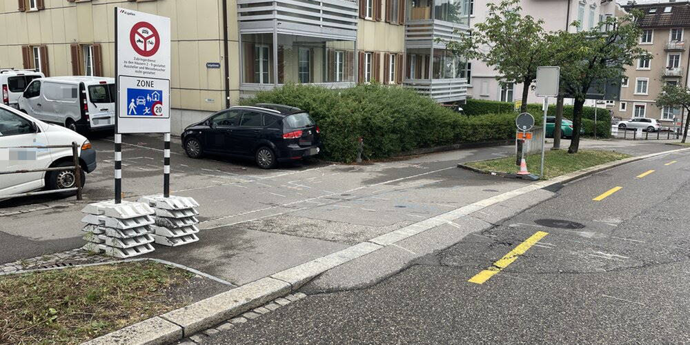 Das Einbiegen auf die Splügenstrasse hatte Folgen.