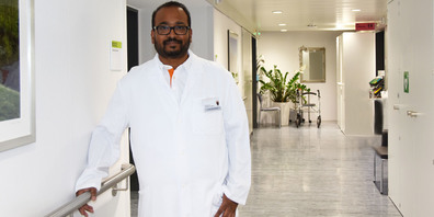 Dr. med. Danny Anthony freut sich auf seine neue Aufgabe als leitender Arzt und ärztlicher Leiter der Akutgeriatrie im Spital Wil.