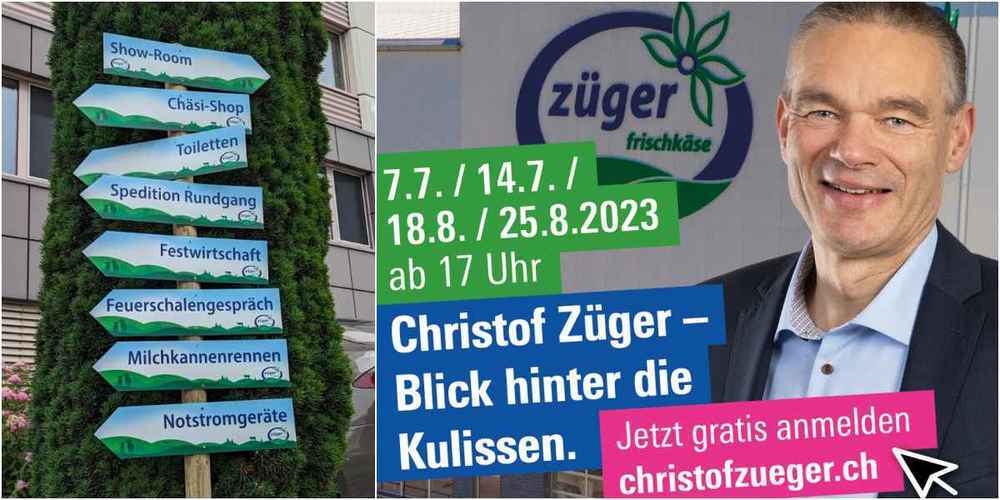 Genuss, Spass und Gemütlichkeit – Werfen auch Sie einen Blick hinter die Kulissen der Züger Frischkäse AG mit Christof Züger.