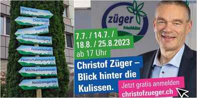 Genuss, Spass und Gemütlichkeit – Werfen auch Sie einen Blick hinter die Kulissen der Züger Frischkäse AG mit Christof Züger.
