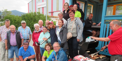 Nach dem Spiel – vor der Verpflegung.