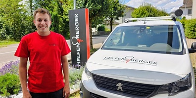 Silvan Schlauri ist frischgebackener Elektroinstallateur EFZ.