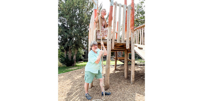 Thomas Tröller mit seiner Tochter Selina.