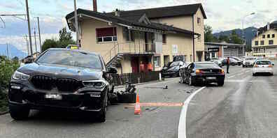 Da hat es heftig geknallt, zum Glück wurde niemand verletzt