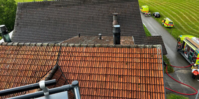 Glücklicherweise entstand nach dem Blitzeinschlag kein Brand.