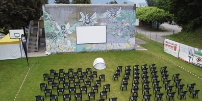 Das Openair im Strandbad Bruggerhorn wartet wieder auf Kinoliebhaber