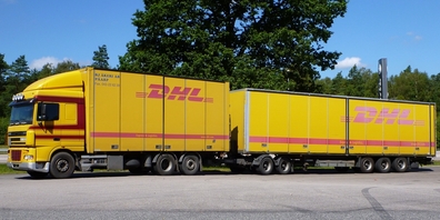 Im EU-Land Schweden sind Gigaliner bereits zugelassen, hier in der Ausführung als Camion mit Anhänger.